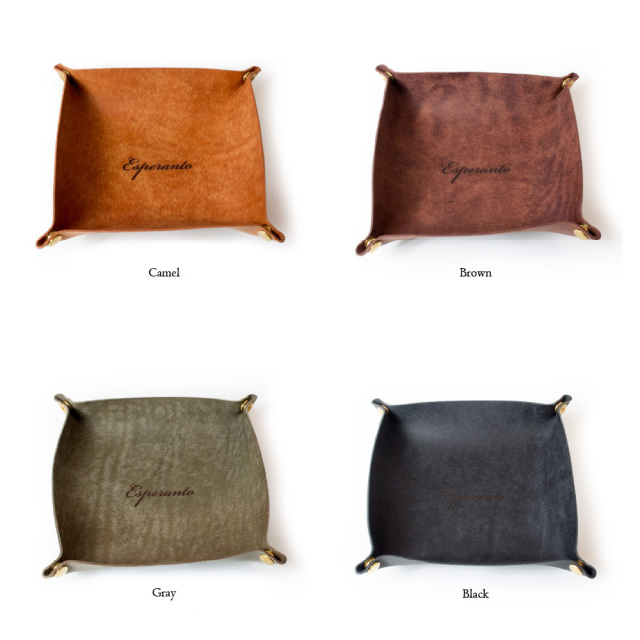 (エスペラント) esperanto レザートレーMサイズ イタリアレザー プエブロレザー 牛革 本革 日本製 ESP-6072M