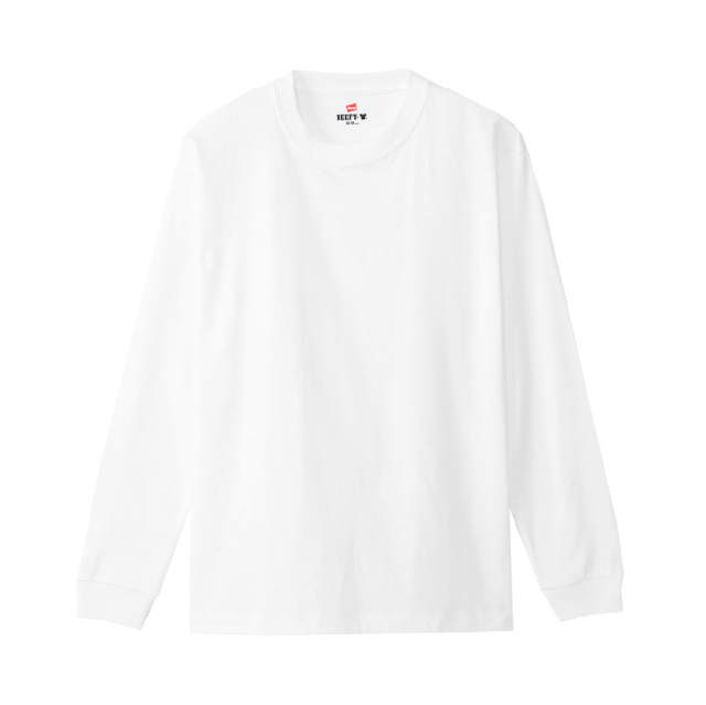 (ヘインズ) Hanes ポケットTシャツ 長袖 ロンT BEEFY-T ビーフィーT ロングスリーブ H5186 メンズ レディース