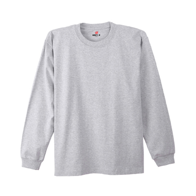 Hanes ヘインズ Tシャツ ロングスリーブ 長袖 BEEFY-T ビーフィーT