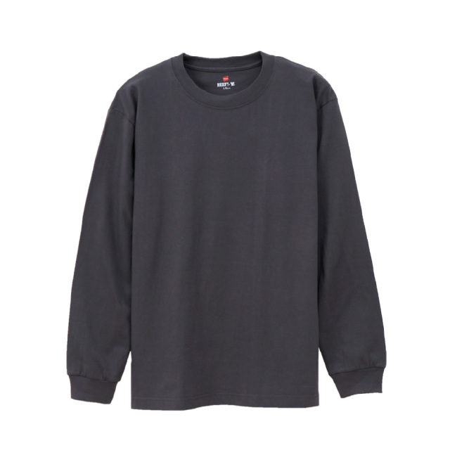 Hanes ヘインズ Tシャツ ロングスリーブ 長袖 BEEFY-T ビーフィーT