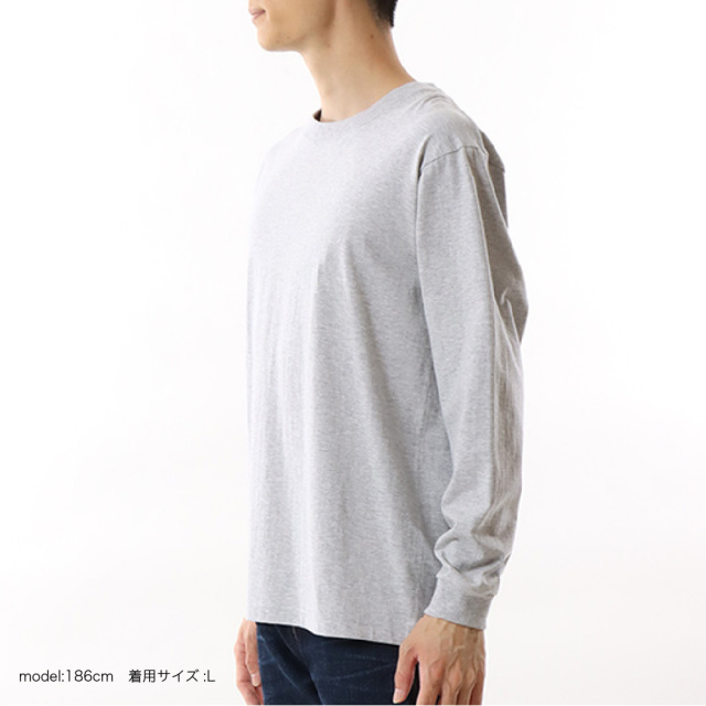 (ヘインズ) Hanes ポケットTシャツ 長袖 ロンT BEEFY-T ビーフィーT ロングスリーブ H5186 メンズ レディース