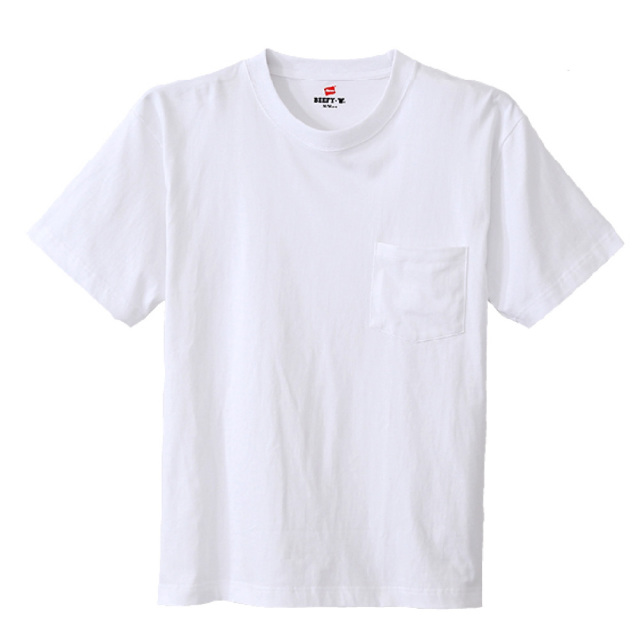(ヘインズ) Hanes ポケットTシャツ 半袖 BEEFY-T ビーフィーT H5190 メンズ レディース