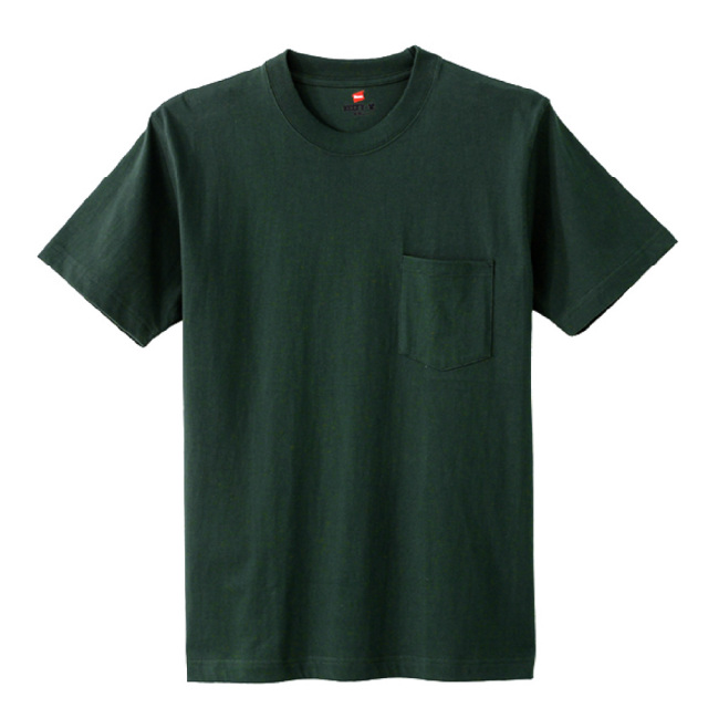 (ヘインズ) Hanes ポケットTシャツ 半袖 BEEFY-T ビーフィーT H5190 メンズ レディース
