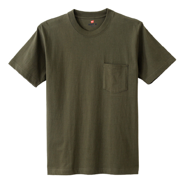 (ヘインズ) Hanes ポケットTシャツ 半袖 BEEFY-T ビーフィーT H5190 メンズ レディース