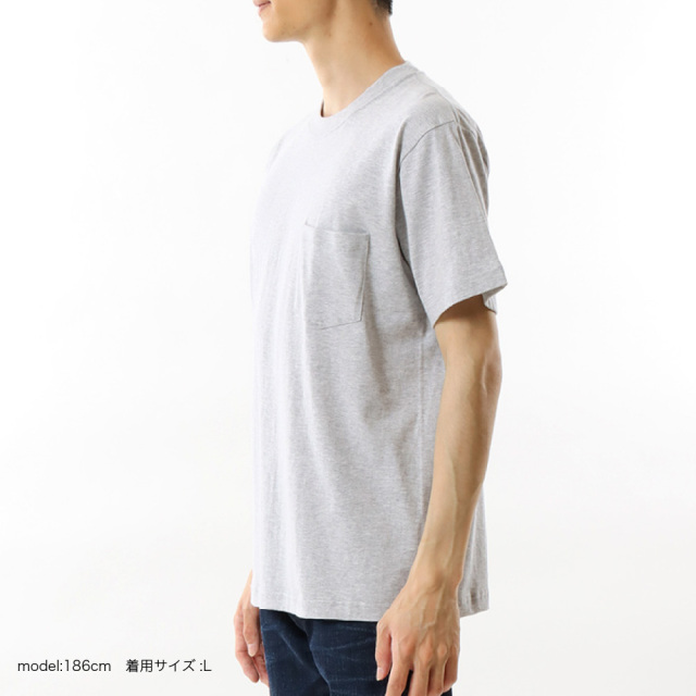 (ヘインズ) Hanes ポケットTシャツ 半袖 BEEFY-T ビーフィーT H5190 メンズ レディース