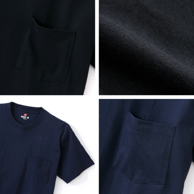 (ヘインズ) Hanes ポケットTシャツ 半袖 BEEFY-T ビーフィーT H5190 メンズ レディース
