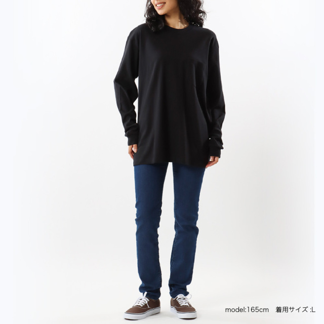 (ヘインズ) Hanes ポケットTシャツ 長袖 ロンT BEEFY-T ビーフィーT ロングスリーブ H5196 メンズ レディース