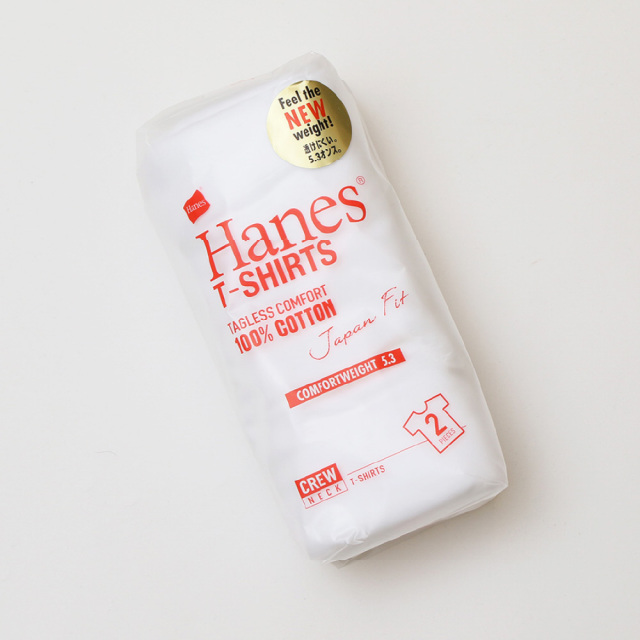 (ヘインズ) Hanes 【2枚組】 ジャパンフィット Tシャツ クルーネック H5310 メンズ レディース