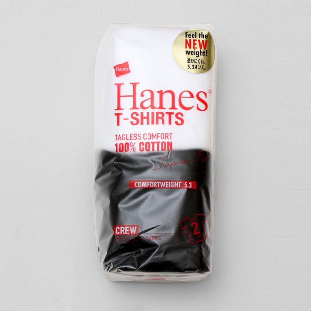 (ヘインズ) Hanes 【2枚組】 ジャパンフィット Tシャツ クルーネック H5320 メンズ レディース