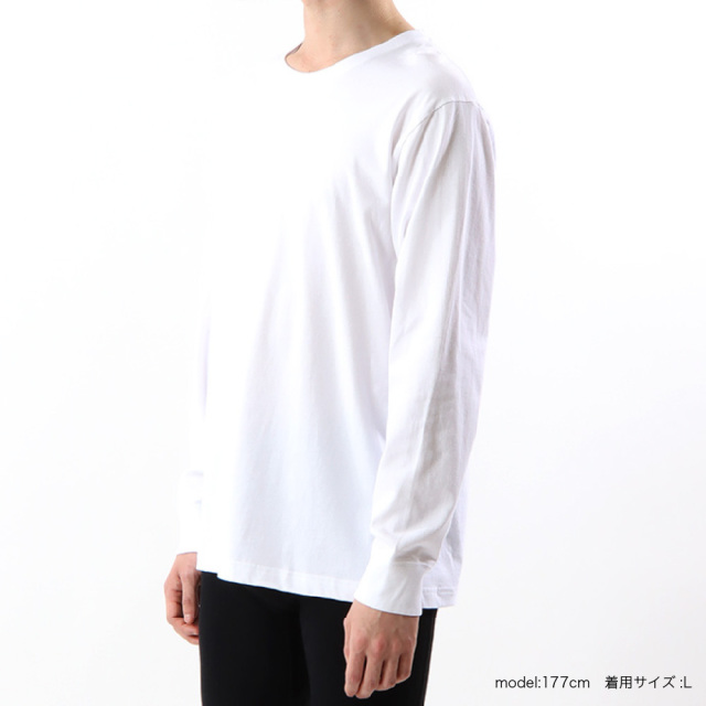 (ヘインズ) Hanes 【2枚組】 長袖  Tシャツ ロンT ジャパンフィット クルーネック ロングスリーブ H5440 メンズ レディース