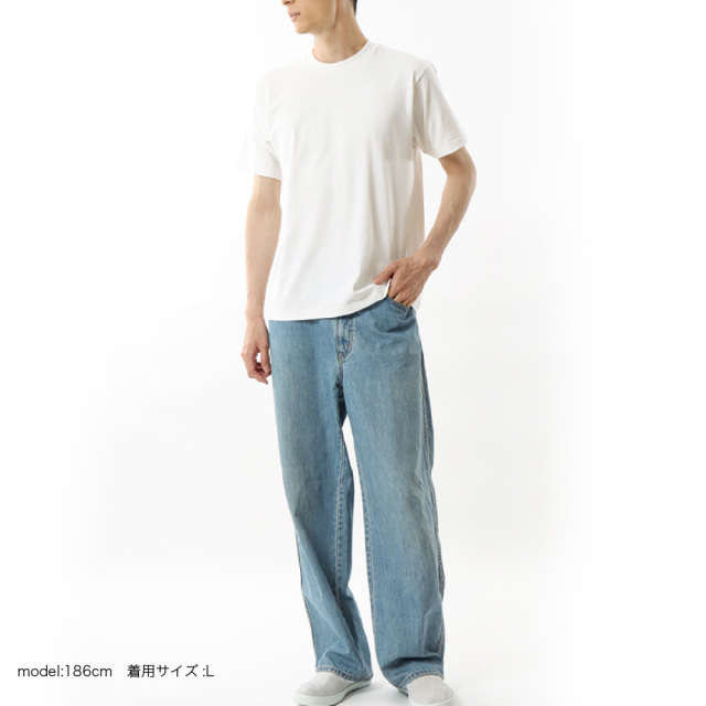 (ヘインズ) Hanes SHIRO 半袖 クルーネックTシャツ HM1-X201 メンズ レディース