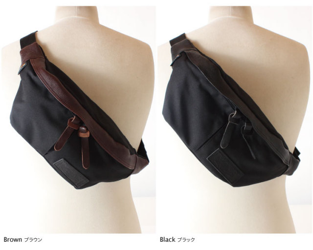 20%OFFクーポン対象 バトラーバーナーセイルズ Butler Verner Sails コーデュラナイロン ボディバッグ ヒップバッグ ウエストバッグ 牛革 レザー付属 鞄 かばん カバン メンズ レディース ギフトラッピング無料
