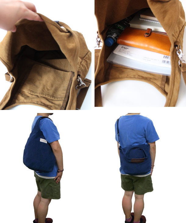 (バトラーバーナーセイルズ) Butler Verner Sails トートバッグ 2wayショルダーバッグ 反応染め 6号キャンバス