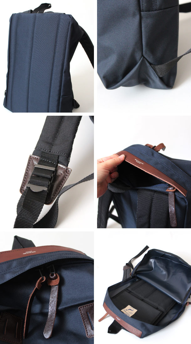 (バトラーバーナーセイルズ) Butler Verner Sails スクエアリュックサック デイパック ナイロン 防水 撥水