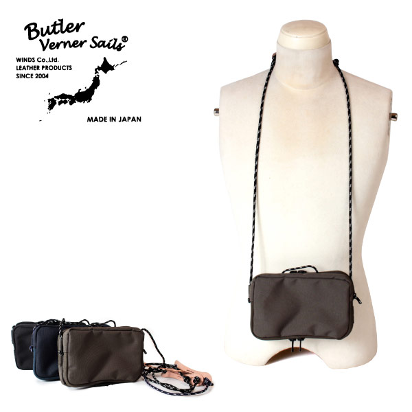 (バトラーバーナーセイルズ) Butler Verner Sails サコッシュバッグ マルチユーズバッグ ミニショルダーバッグ コーデュラ JA-1981