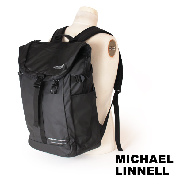 (マイケルリンネル) MICHAEL LINNELL リュックサック 31L A.R.M.Sシリーズ 多機能 メンズ ブラック MLAC-04