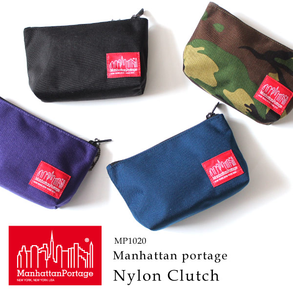 Manhattan Portage マンハッタンポーテージ ナイロンクラッチバッグ ポーチ Nylon Clutch Bag