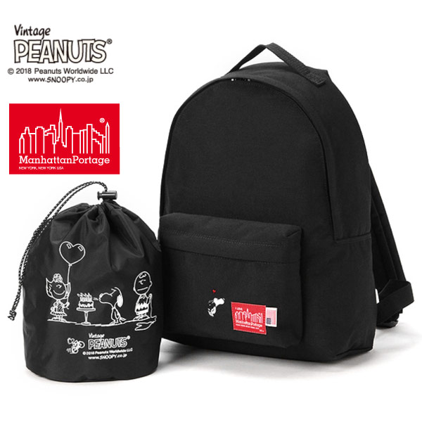 マンハッタンポーテージ Manhattan Portage リュックサック バックパック デイパック Peanuts Big Apple Backpack Mp1210jrpeanuts18