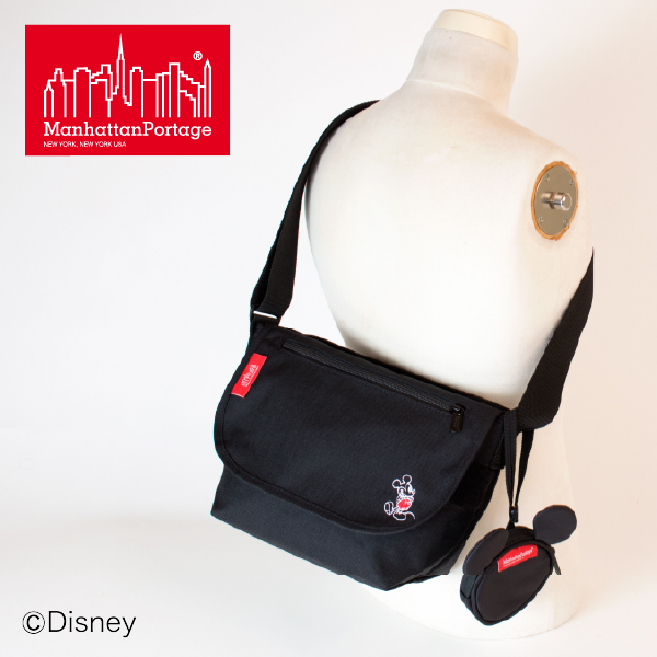 Manhattan Portage マンハッタンポーテージ メッセンジャーバッグ ショルダーバッグ Casual Messenger Bag Jr Mickey Mouse 21 Mp1605jrmic21