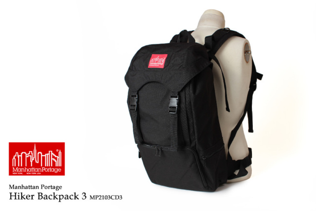 20%OFFクーポン対象 マンハッタンポーテージ Manhattan Portage 日本正規品 リュック リュックサック ハイカーバックパック デイパック Hiker Backpack MP2103CD3 鞄 かばん カバン メンズ レディース アウトドア フェス ギフトラッピング無料