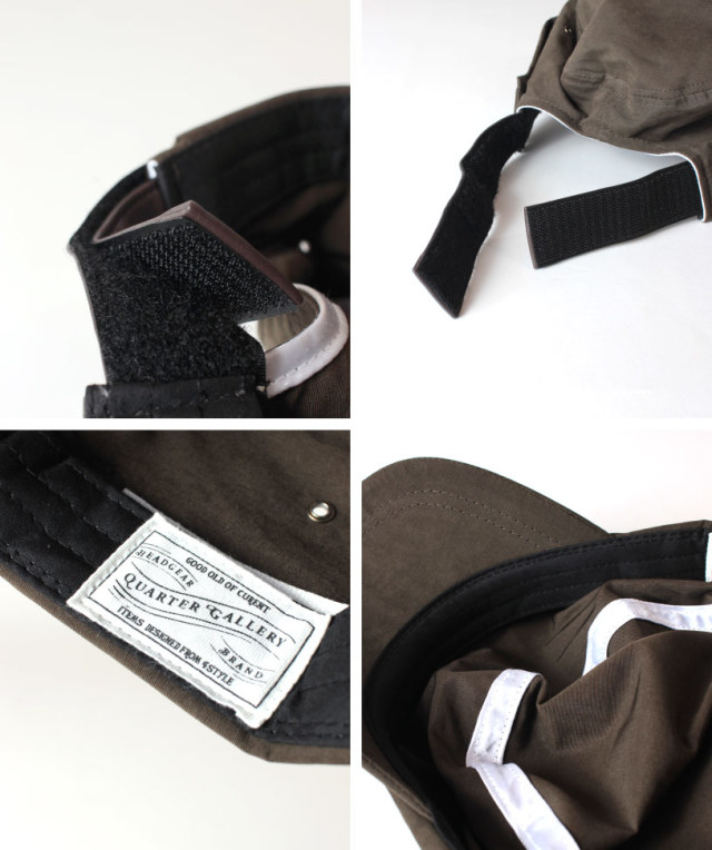 (クオーターギャラリー) QUARTER GALLERY ミリタリーワークキャップ 大きいサイズ 帽子 F[59cm] XL[62cm]