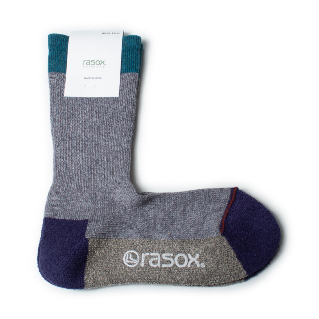 (ラソックス) rasox 靴下 ソックス スポーツクルー L字型 ラソックスジャパン SP140CR01
