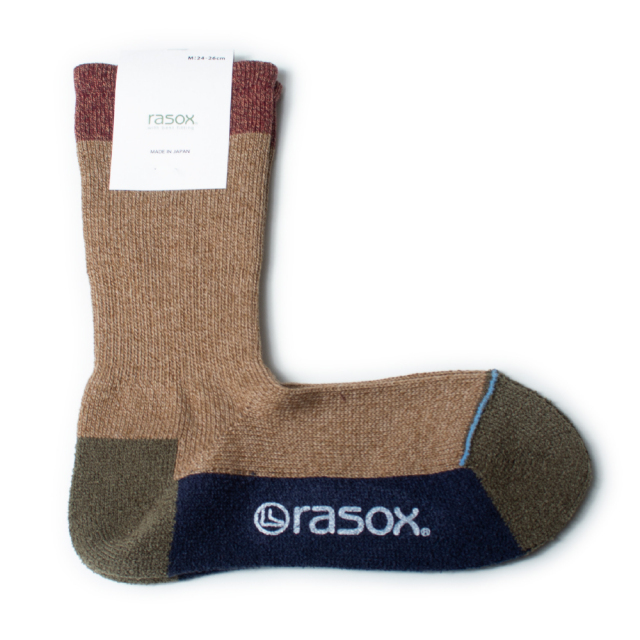 (ラソックス) rasox 靴下 ソックス スポーツクルー L字型 ラソックスジャパン SP140CR01