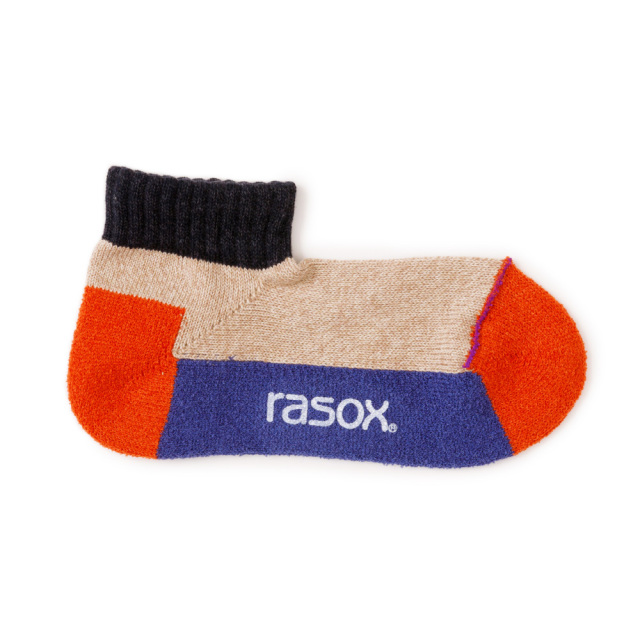 (ラソックス) rasox 靴下 ソックス スポーツ・ロウ L字型 アンクル丈 ショート丈 SP151AN20