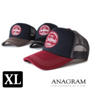 (アナグラム) ANAGRAM メッシュキャップ カリフォルニア ゴルフ 大きいサイズ 帽子 XLサイズ 熱中症対策 紫外線対策 UV対策