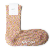(ラソックス) rasox 靴下 ソックス スプラッシュコットン L字型 杢 ラソックスジャパン CA060LC35