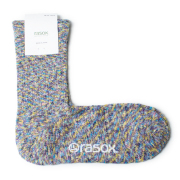 (ラソックス) rasox 靴下 ソックス スプラッシュコットン L字型 杢 ラソックスジャパン CA060LC35