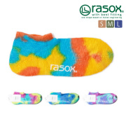 (ラソックス) rasox 靴下 ソックス タイダイ・ロウ アンクル丈 ショート丈 杢 CA091SN24