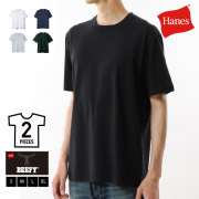 (ヘインズ) Hanes 【2枚組】2P BEEFY-T Tシャツ ビーフィーT H5180-2 メンズ レディース