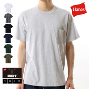 (ヘインズ) Hanes ポケットTシャツ 半袖 BEEFY-T ビーフィーT H5190 メンズ レディース