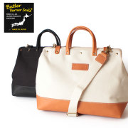 バトラーバーナーセイルズ Butler Verner Sails ダレスバッグ 口金ボストンバッグ 2way ショルダーバッグ ヌメ革 本革 レザー キャンバス 鞄 かばん カバン メンズ レディース ギフトラッピング無料