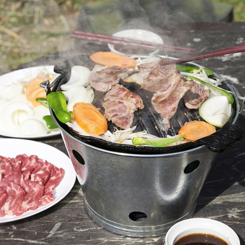 ジンギスカン用バケツ（29cm鍋用）(商品サイズ換算で送料は15kg料金