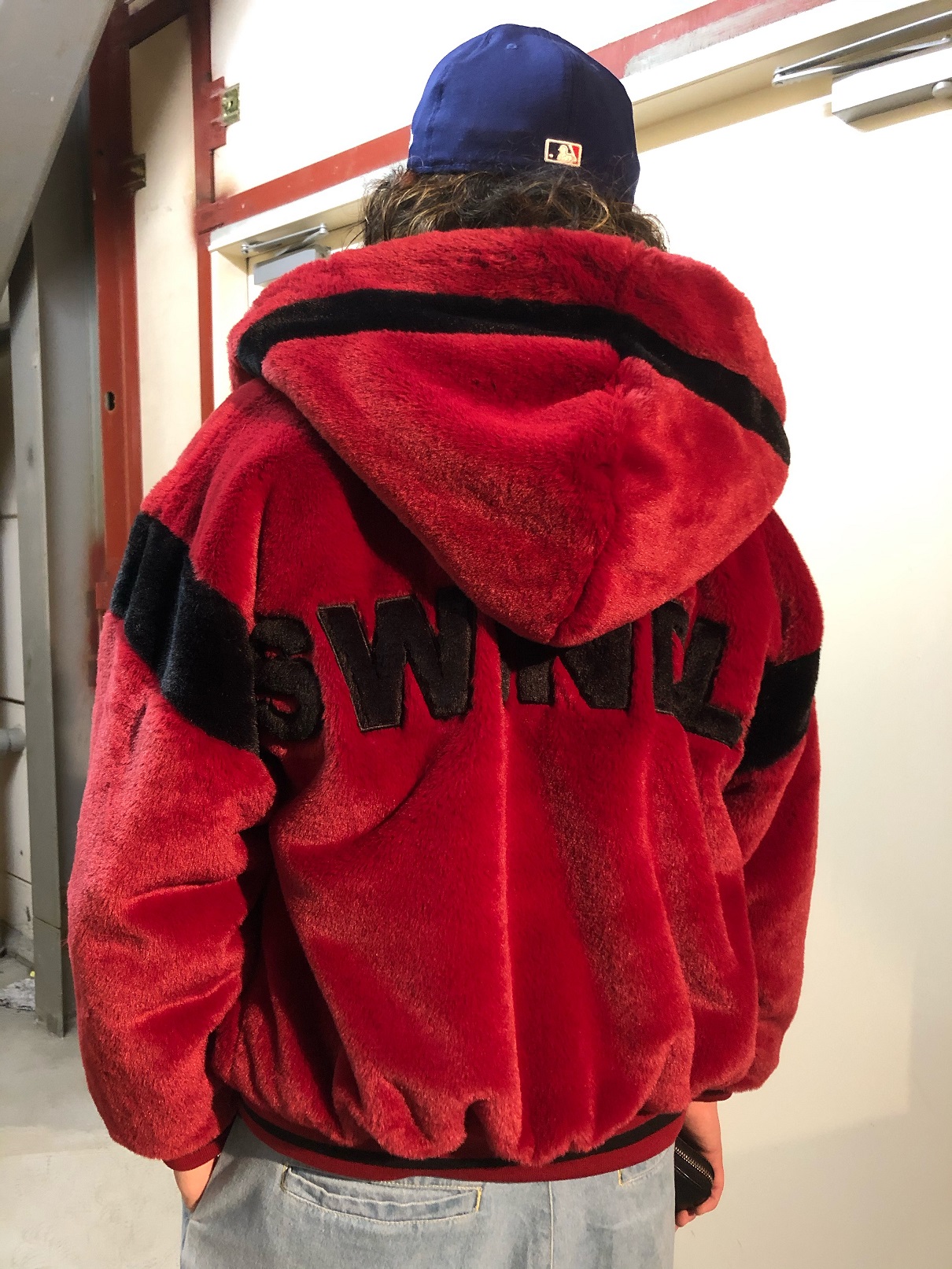 【web限定価格】【半額】ファーフードブルゾン