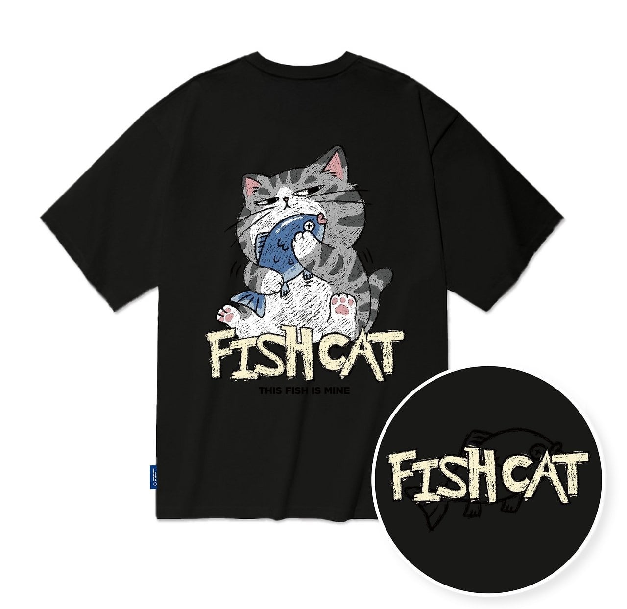 FISH CAT TEE