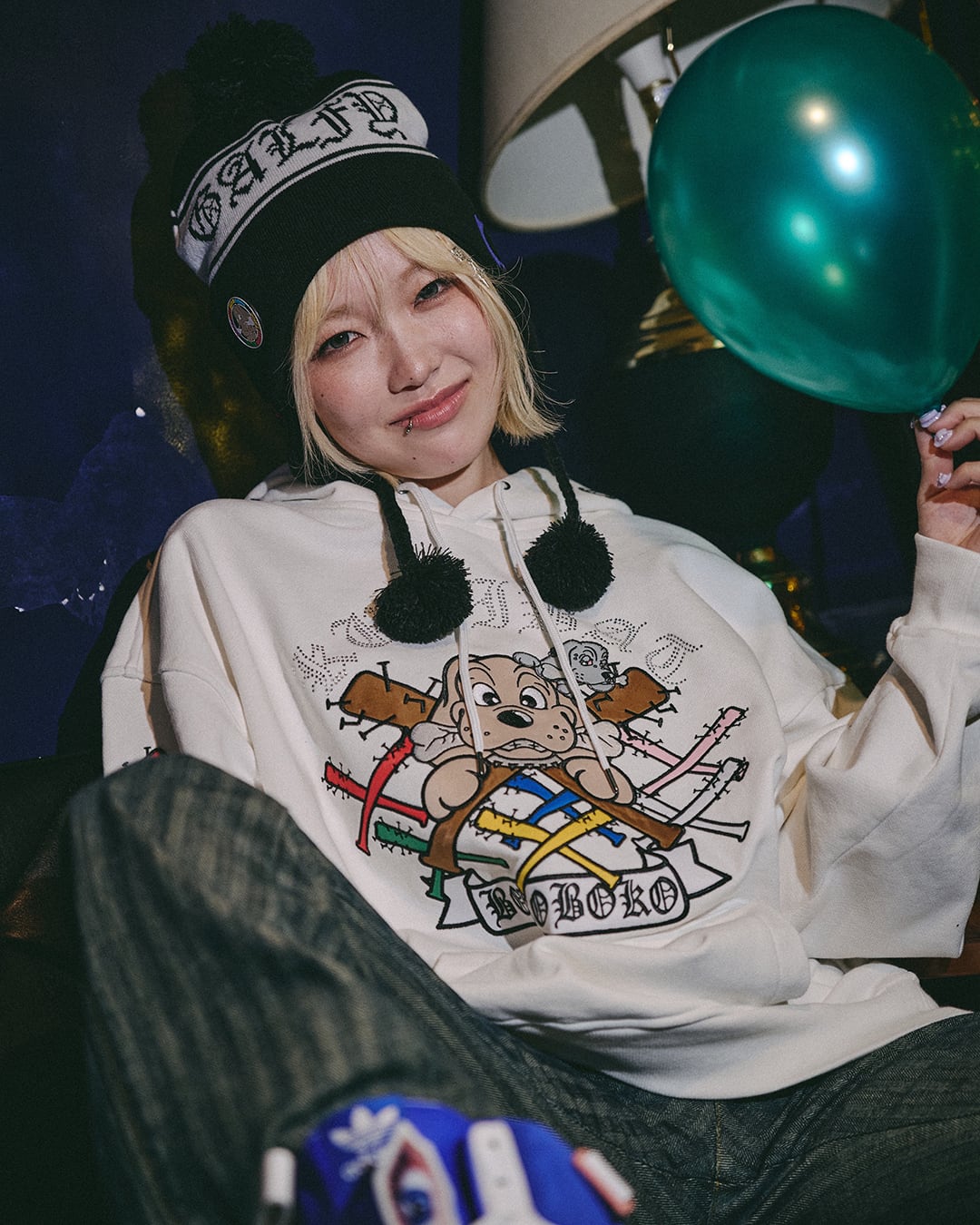 GALFY　釘バットHERTSパーカー