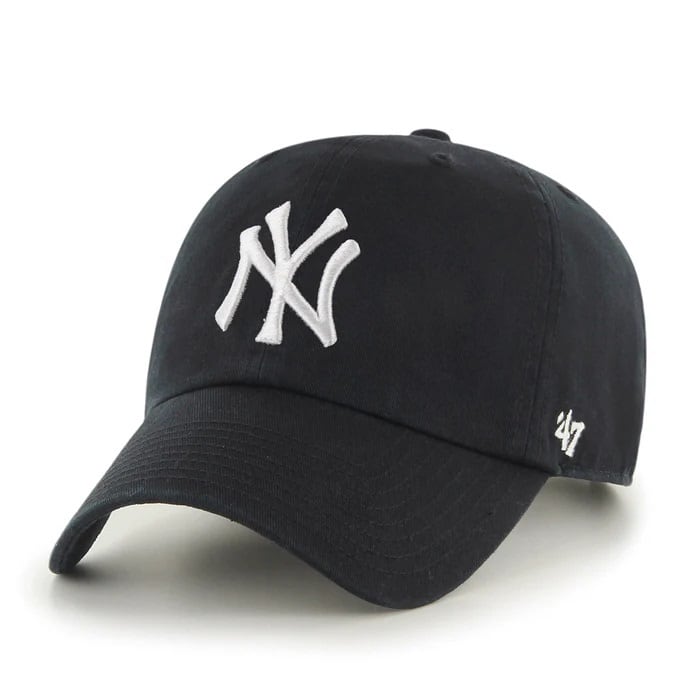 ヤンキース 定番キャップ ’47クリーンナップ ブラックYankees ’47 CLEAN UP Black