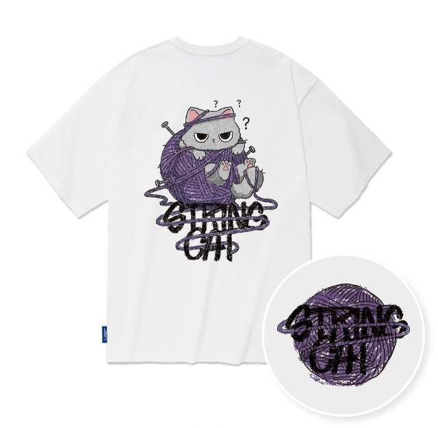 STRING CAT TEE