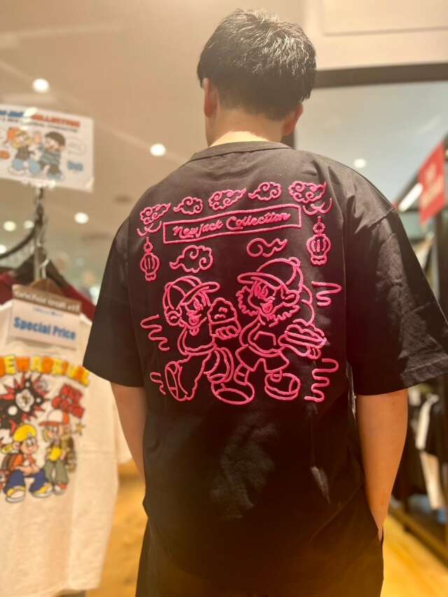 NEW JACK 接触冷感チェーン刺繍コレクションTシャツ