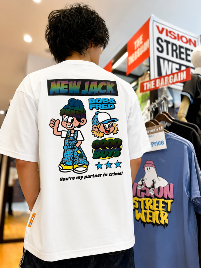 NEW JACK 接触冷感BOB&FREDリフレクターTシャツ