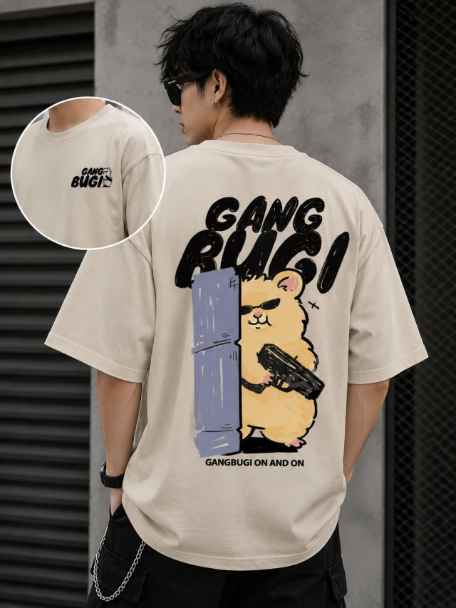GANG BUGI TEE｜オーバーサイズ ストリート 半袖Tシャツ メンズ レディース