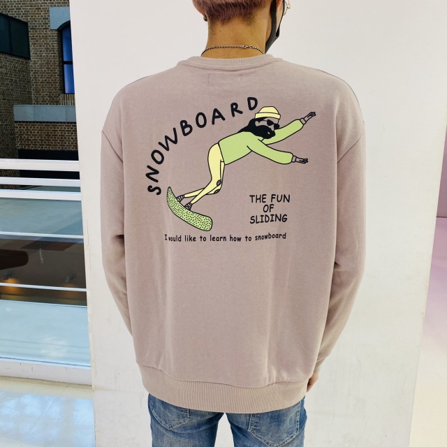 Web特価 半額 イラストbigスウェットa