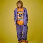 GALFY 穴の向こうにわんちゃんスウェットパンツ