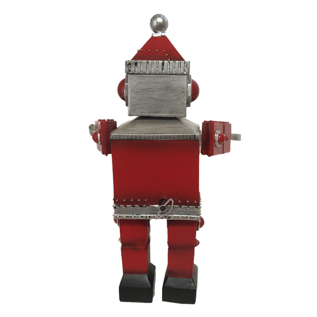 サンタロボットオルゴール 南貿易 手巻オルゴール BC26925 クリスマス ムービングロボット