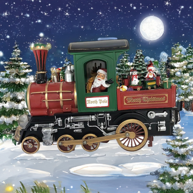 南貿易 電子オルゴール BC34824 クリスマス ミュージカル