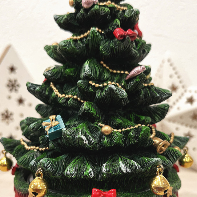 南貿易 手巻オルゴール QE40024 クリスマス ツリー スタンド