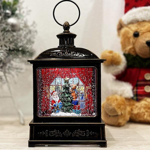 南貿易 電子オルゴール ST39159 クリスマス スノーイング ライト ランタン